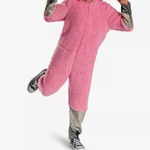 Pink Fleece Onesie Costume